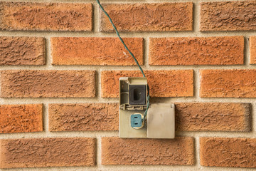 Outdoor electrical  plug with weather cap