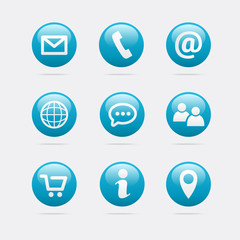 Info & Contact Icons