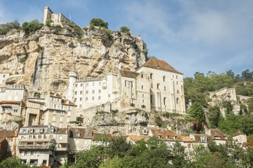 Fototapeta premium The village of Rocamadour in Midi-Pyrenees (France)