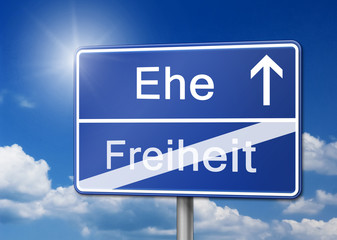 Junggesellenabschied feier Hochzeit Schild