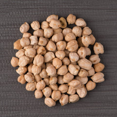 Circle of chickpeas