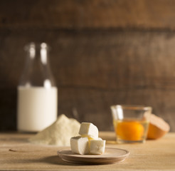 burro uovo latte e farina ingredienti