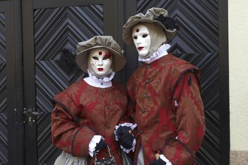 Fototapeta na wymiar carnaval vénitien de rosheim en alsace