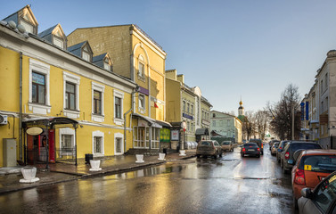 Fototapeta na wymiar По улице Спасской The Spasskaya street