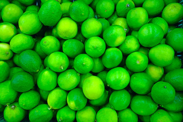 Background of  fresh  lime fruit