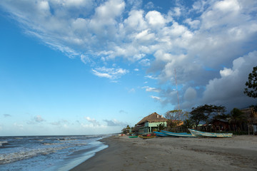 Fototapeta na wymiar caribbean coast of Honduras by Sambo Creek
