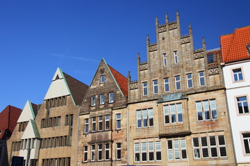 Münster, NRW, Prinzipalmarkt, Giebelhäuser