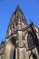 Fototapeta na wymiar Münster, NRW, Lamberti Kirche