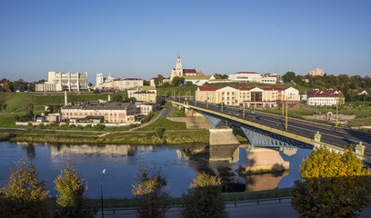 Fototapeta na wymiar Panorama of Grodno