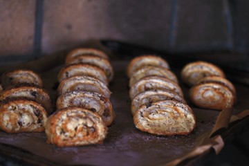 Homemade cookies with nuts