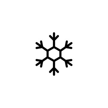 Snow - Trendy Thin Line Icon