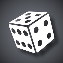 Vector dice icon