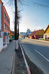 Street of Pastavy. - obrazy, fototapety, plakaty