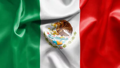 Crédence de cuisine en verre imprimé Mexique Mexico Flag