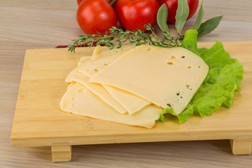Sliced cheddar