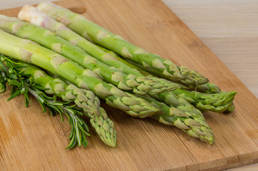 Raw asparagus