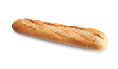 Fresh bread isolated on a white background