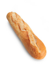 Fresh bread isolated on a white background