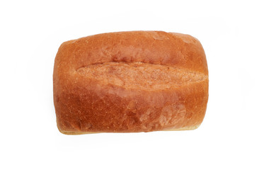 Fresh bread isolated on a white background