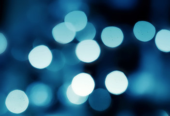 Blue abstract background circle lights bokeh