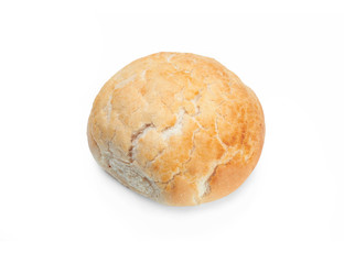 Fresh bread isolated on a white background