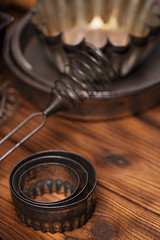 Vintage  Baking Tins and tools - 80485701