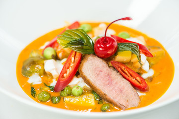 Thai Dishes- Red Duck Curry.