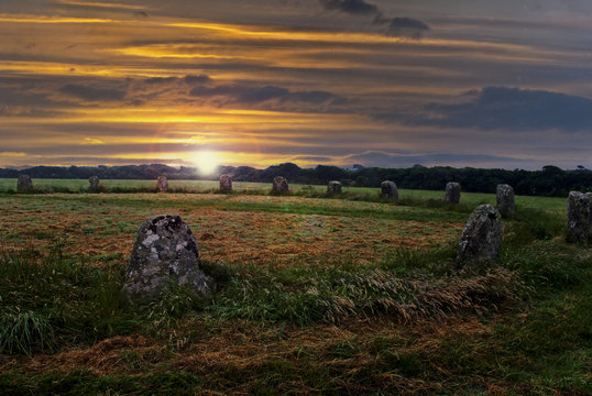 prehistoric stone circle in Cornwall, England