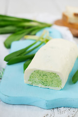 Butter with fresh herbs and garlic