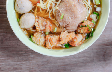 Bowl of Chicken Noodle Soup