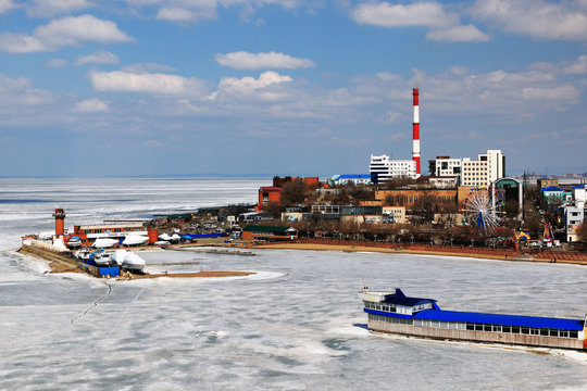 Winter Quay Vladivostok