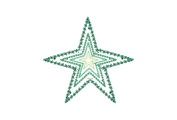 Sparkling Green Star