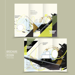 creative tri-fold brochure design