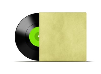 Vinyl record with cover