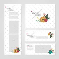 lovely banner template design