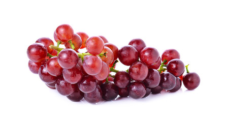 grapes isolated on over white background
