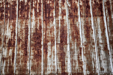 Rusted Metal Roof Background
