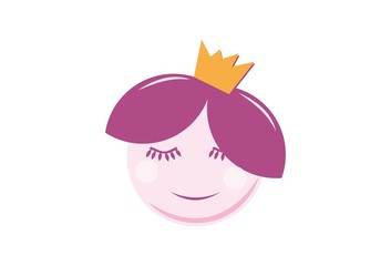 Cute Girl with Crown