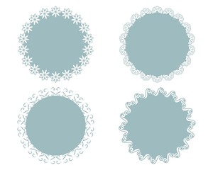 Elegance White Lacy Doilies