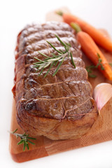 roasted beef fillet