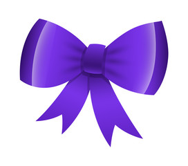 Glossy Ribbon Bow