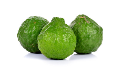 Bergamot isolated white background