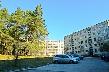 New houses in Vilnius city Justiniskes district