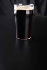 Pint of dark beer