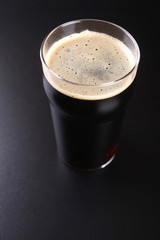 Pint of dark beer