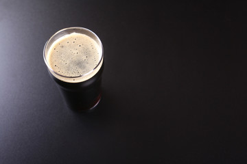 Pint of dark beer
