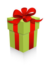 Anniversary Gift Box Vector