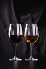 Glasses of wine