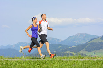 Obraz premium Freude am Laufen