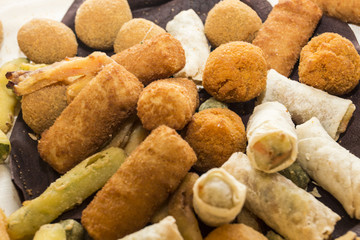Fritti misti, supplì crocchette